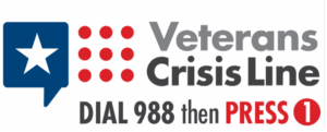 Veterans Crisis Line: Dial 988 then press 1