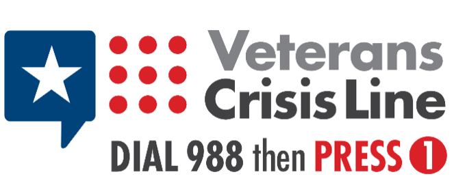 Veterans Crisis Line: Dial 988 then press 1